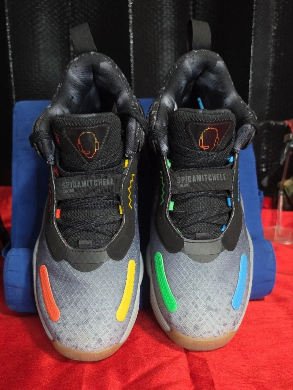 Spidamitchell Shoes - Gray with Blue & Red Accents Issue #3 Like New  (Xbox Edit